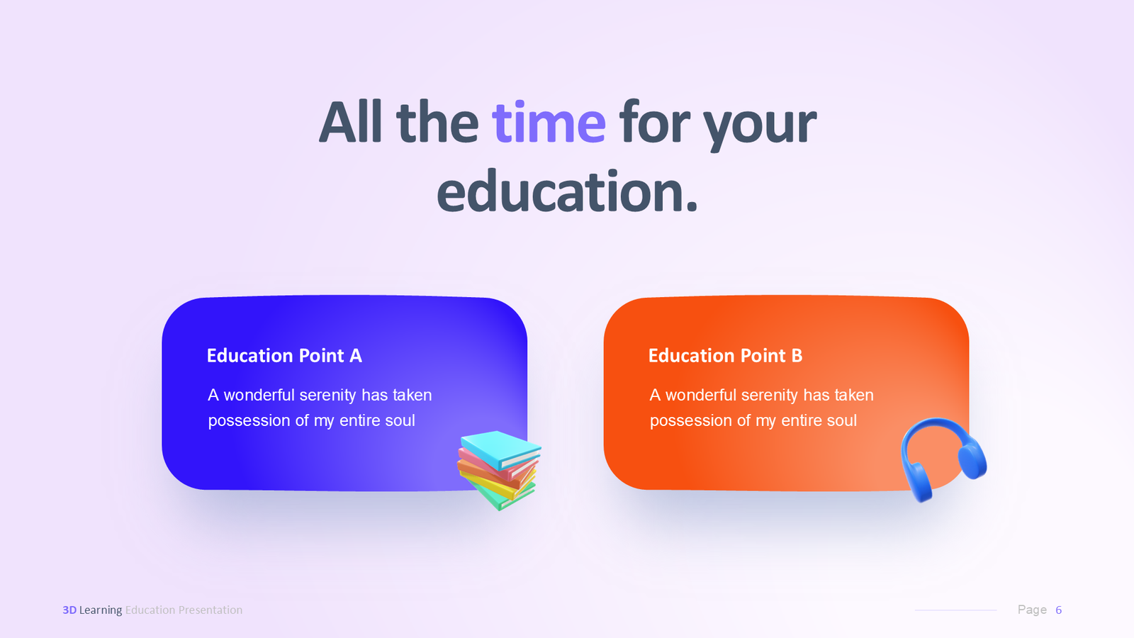 3D Learning Light slide 6